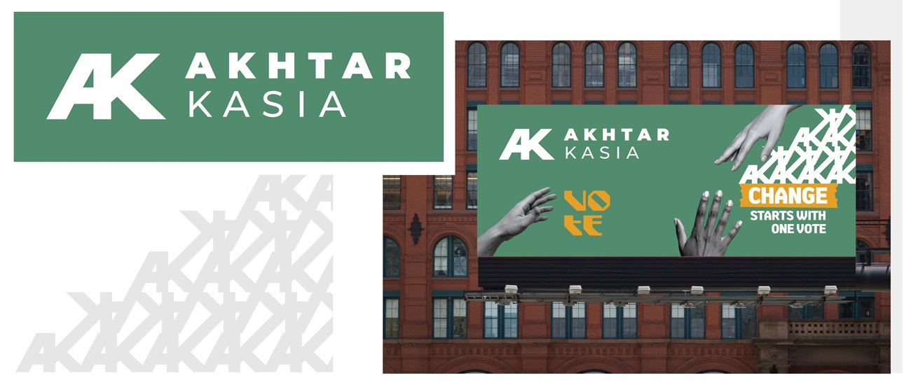 Akhtar's campaign image